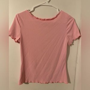 pink shirt